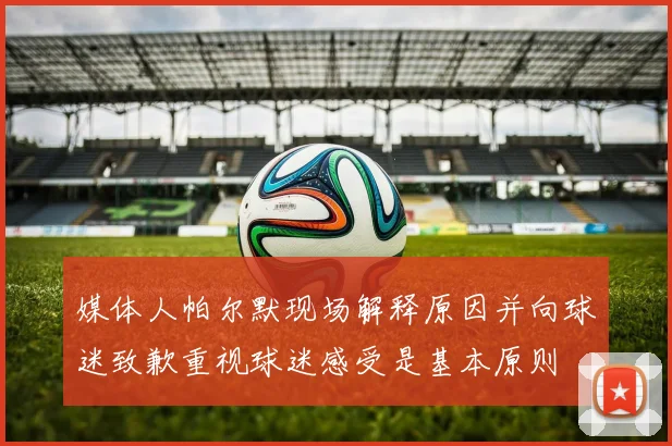 媒体人帕尔默现场解释原因并向球迷致歉重视球迷感受是基本原则